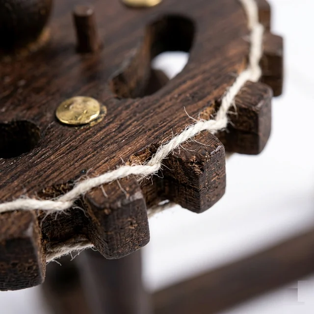 ClyPa Wooden Charkha Toy – Handmade Traditional Spinning Wheel