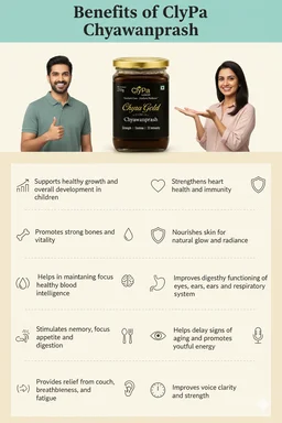 ClyPa Chyra Gold Ayurvedic Chyawanprash – Ayurvedic Rejuvenation for Mind & Body - 250gm - 250gm