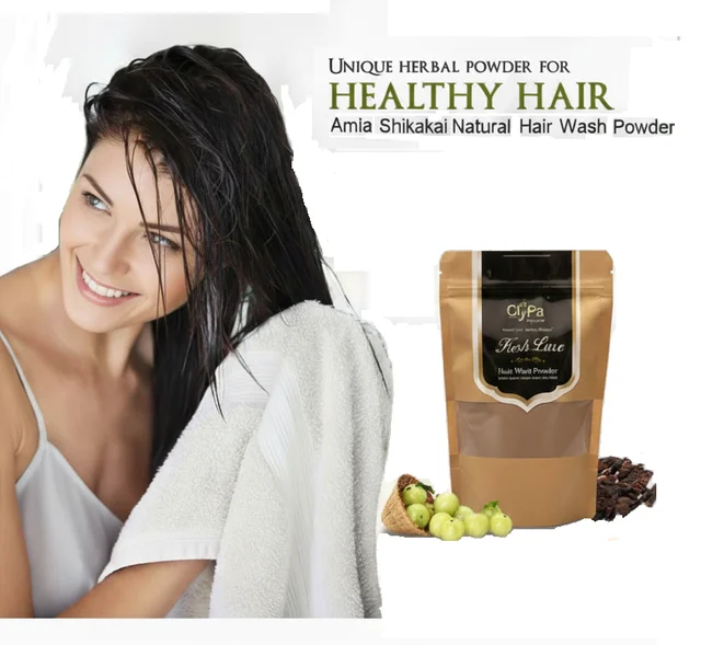 ClyPa KeshLuxe 100% Ayurvedic Hair Wash Powder for Hair Loss & Dandruff - 100gm - 100gm