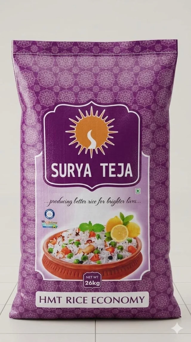 Surya Teja Economy HMT Rice 26kg in Hyderabad | Best Quality Rice