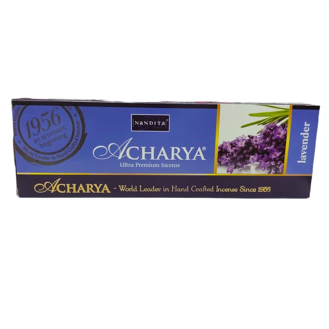 Acharya Nandita Lavender Premium Masala Agarbatti 50g