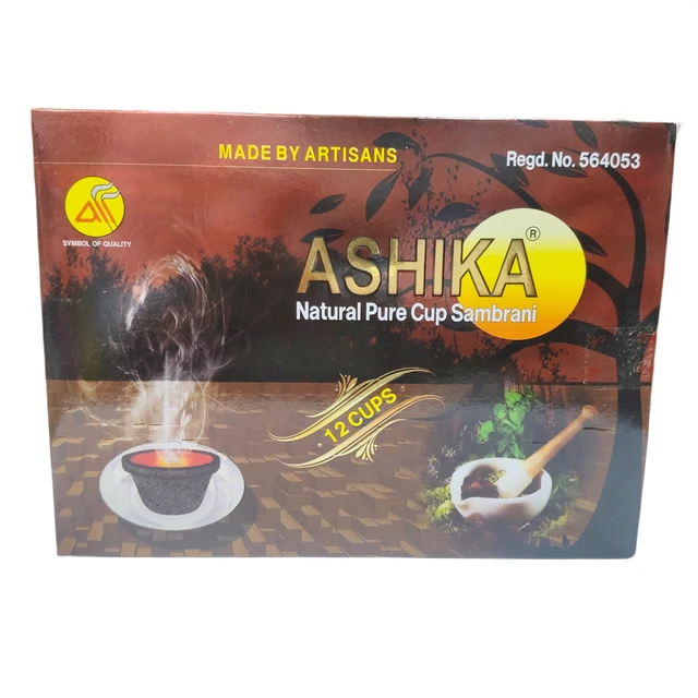 Ashika Sambrani Cup 12pcs