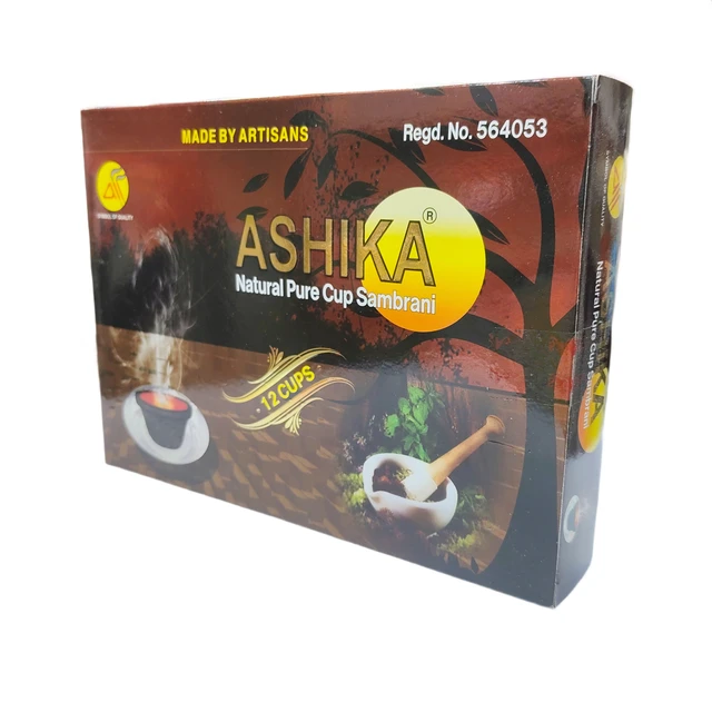 Ashika Sambrani Cup 12pcs