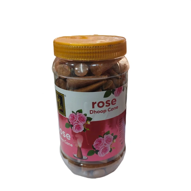 Gulab Dhoop Cone Jar 400g