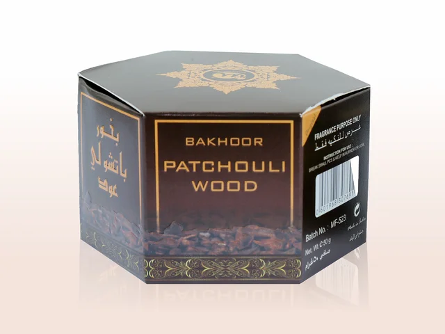 Patchouli Wood Round Muattar Bakhoor