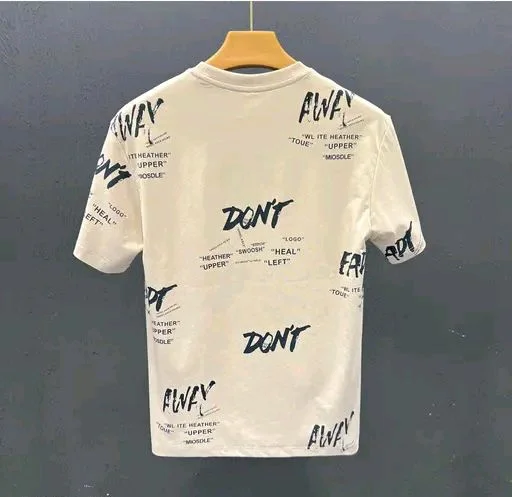 Round Neck T-shirt For Men - S, beige