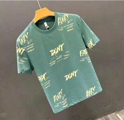 Round Neck T-shirt For Men - M, Green