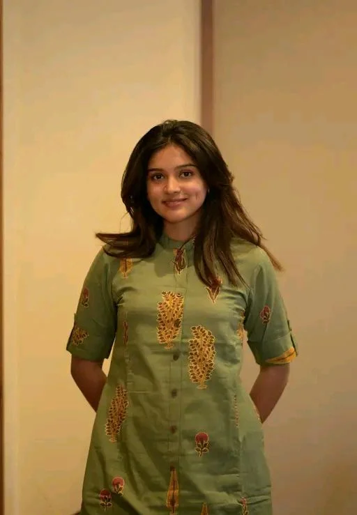 YAGNIK FASHION Daily Wear Stylish Kurti Set For Women - XL, Olive