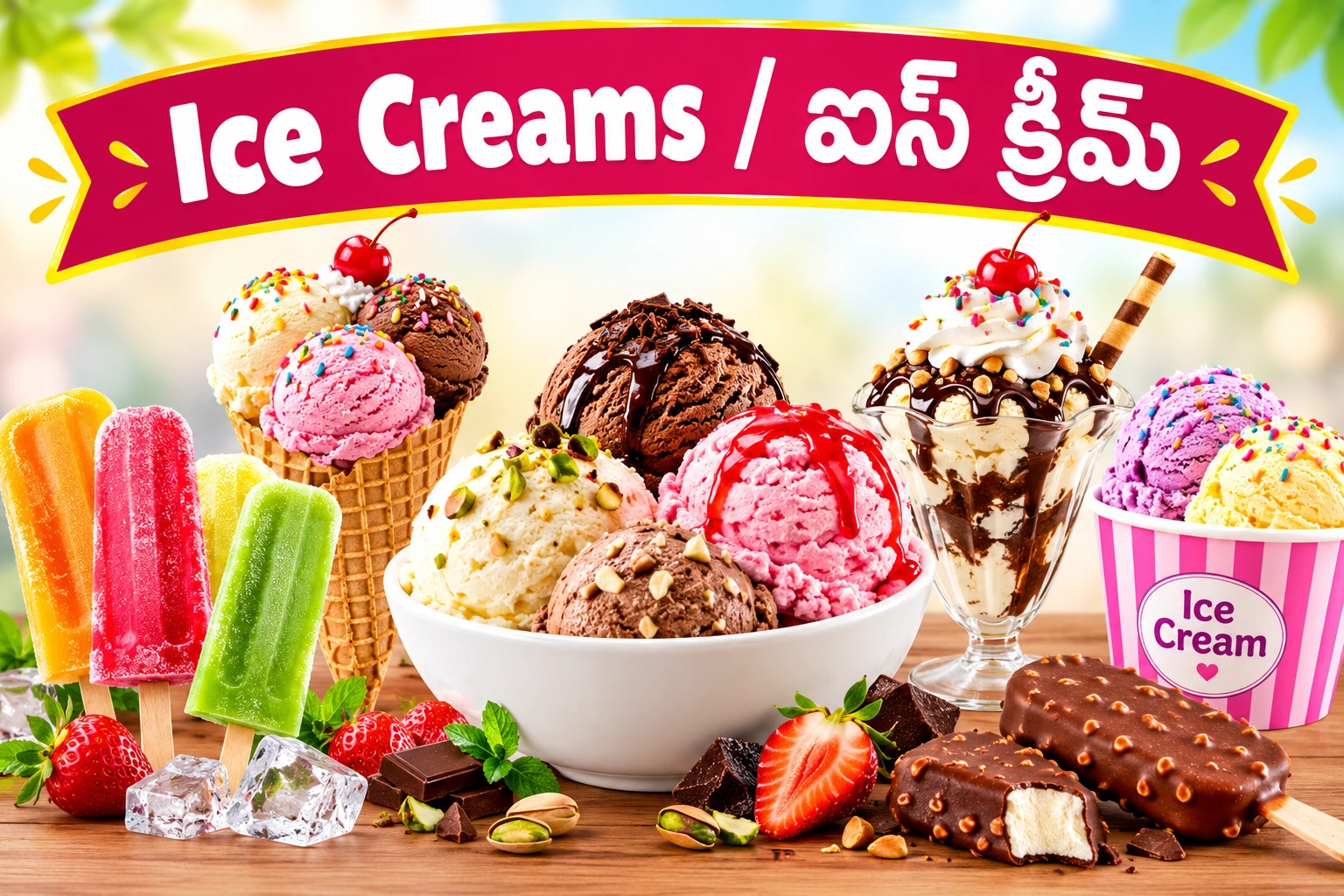 Ice Creams / ఐస్ క్రీమ్