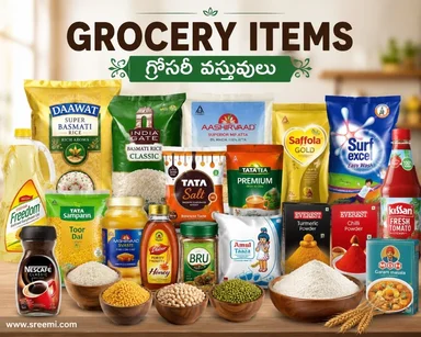 Grocery Items - కిరాణా వస్తువులు