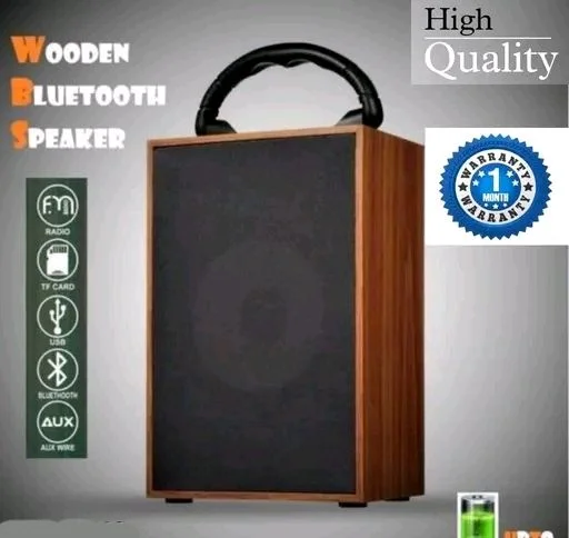 Bluetooth Speaker Box, Wooden Wirless Speaker Big Size - SS10