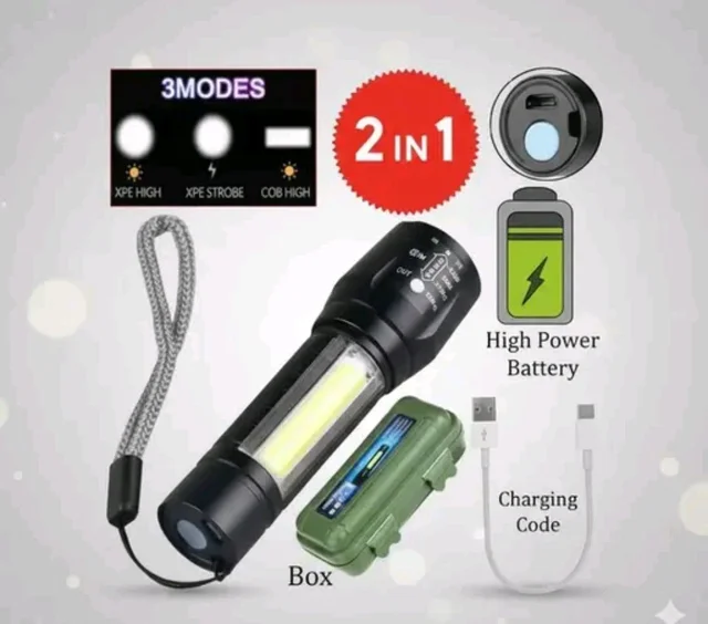 Mini Torch Light Rechargeable, Facny Design