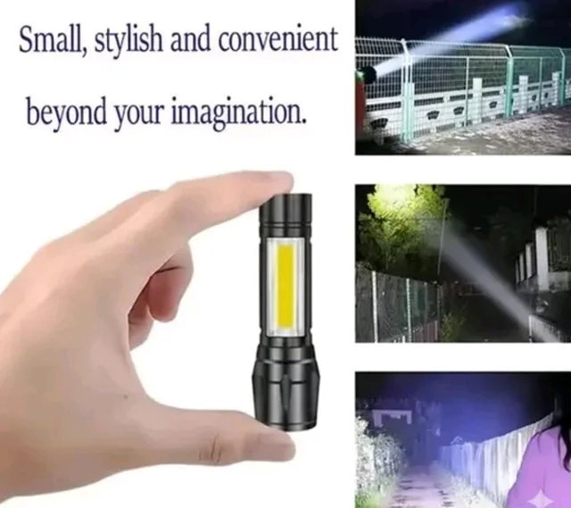 Mini Torch Light Rechargeable, Facny Design