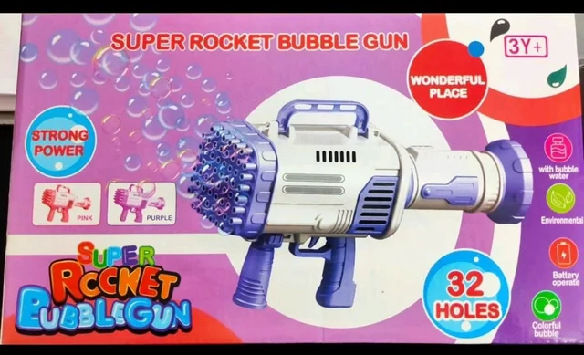 36 hole bubble gun