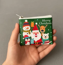 Christmas Holiday Coin Purse Collection set of 4pc