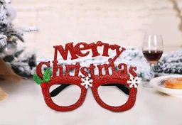 Christmas Eyeglasses/Goggles Merry Christmas Party Props (Set of 2)