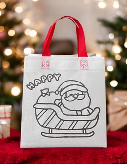 piece Christmas theme Reusable Hand Carry Bags (set of 12)