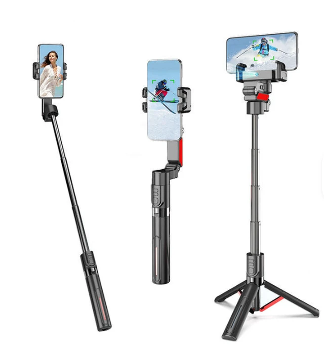 C10 Selfie Stick Handheld AI Face Tracking Selfie Stick Tripod Stand With Wireless Remote Control