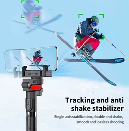 C10 Selfie Stick Handheld AI Face Tracking Selfie Stick Tripod Stand With Wireless Remote Control