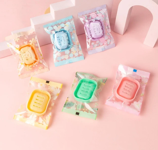 Erasers - Soap Shaped Erasers Mini Bathing Cute Design for Kids, Home. School, Return Gifts - Multicolor (set of 6pc)