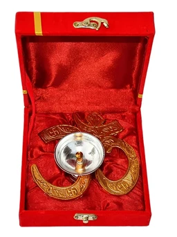 Antique Pooja Om Brass Diya
