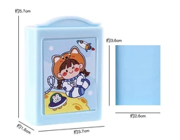 Fun Magic Box Pencil Eraser Cute Drawer Modle Rubber Eraser for Kids, Girls School Student, Return Birthday Gift Magic Box Shaped Erasers-4 Pcs., Multi-Color