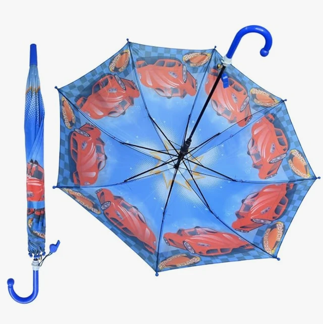 Cartoon Character Kids Umbrella for Boy| Unique Cartoon Design UV Protective Umbrellas for Boys and Girls (Random Color) Pack of 1