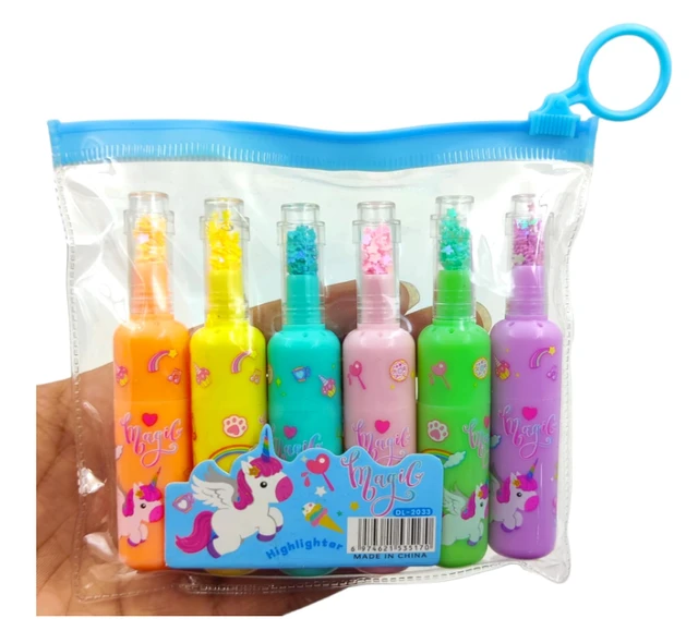 Unicorn Highlighter For Boys/Highlighter Marker Pen For Kids Stationery Pen For Study Return Gifts