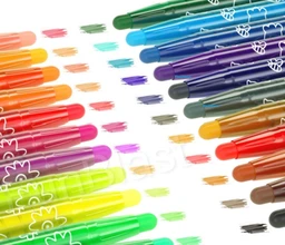 Spiderman Rolling Crayon Colorful Sticks for Kids (Set of 12 Colours)
