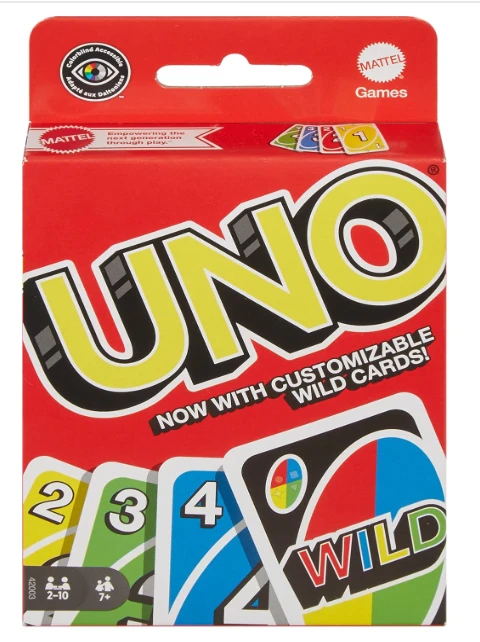 Mattel Uno Playing Card Game for 7 Yrs and Above for Adult,Set of 112 Cards, Multicolor