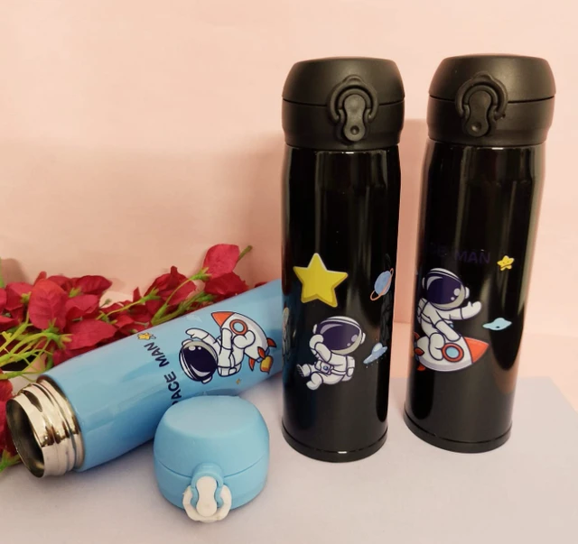 water bottle Water Bottle For Boys (1 pcs) Space Water Bottle for Kids - BPA-Free, Leak-Proof, and School and Outdoor for Kids Girls & Boys Birthday Return Gifts