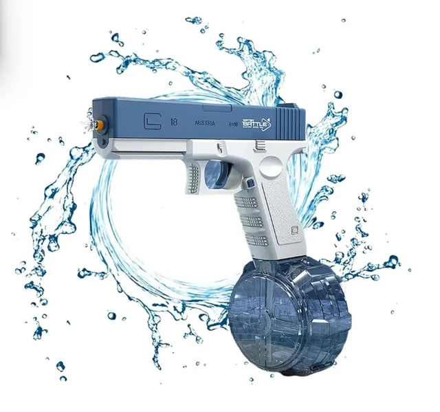 Electric Water Gun for 8-12 Years Old Kids, Up to 32 Feet Range Automatic Water Pistol Large Capacity Water Sprayer Summer Pool Beach Party Toy