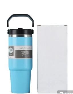 30oz Portable Straw Insulated Tumbler With Handle, 890ml Large Capacity Water Bottle, 304 Stainless Steel Car Cup For Outdoor Sports, Travel & Camping, Birthday Gift (Multi Colors)