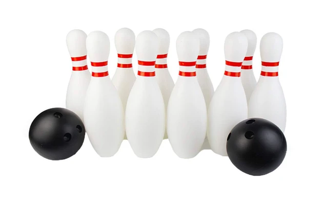 bowling play set- indoor hand bowling toy play game for kids- Multi color