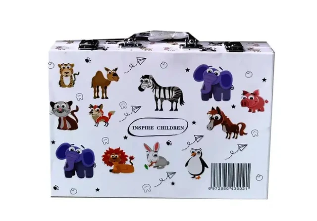 50 Piece Art Supplies, Art Set for Teens, Adults and Kid, Creative Gift Box with Case, Sketching Pencils, Artist Brushes (Pack of 1)