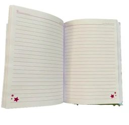 BTS Theme Fur Diary for Kids | Soft Feather Notebook with Ruled Pages | Diary for Boys and Girls | Birthday Return Gift | Pack of 1