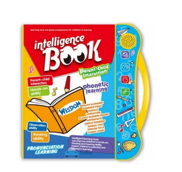 Online StoreInteractive Children Book -Musical English Educational Phonetic Learning Book for 3 + Year Kids, Boys, Toddlers (Multicolor) (Intelligence Book)
