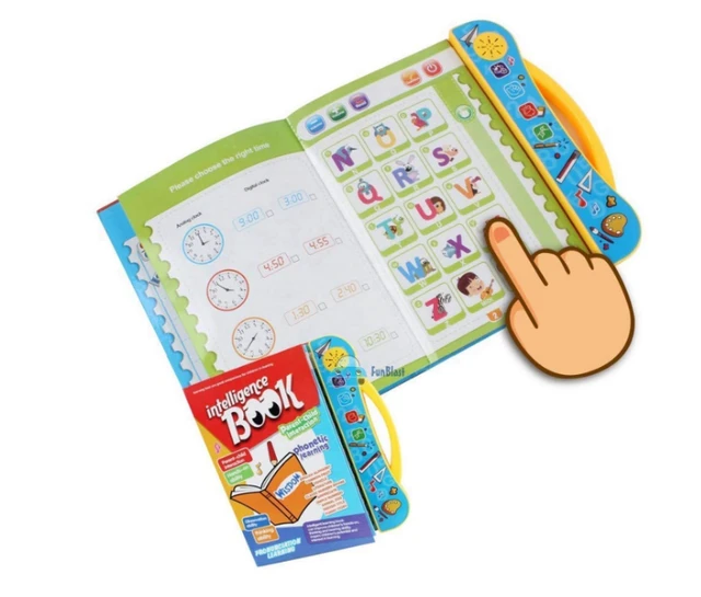 Online StoreInteractive Children Book -Musical English Educational Phonetic Learning Book for 3 + Year Kids, Boys, Toddlers (Multicolor) (Intelligence Book)