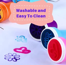 Emoji Motivational Stamp Set for Kids,DIY Art Craft for School Supplies for Boys & Girls, Multicolour (Motivational Stamp)