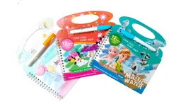 Unicorn Character Magic Water Book Paint Coloring Books for Toddler, Reusable Water Reveal Activity Books for Kids, Learning and Educational Art Activity Game for Kids Girls & Boys.