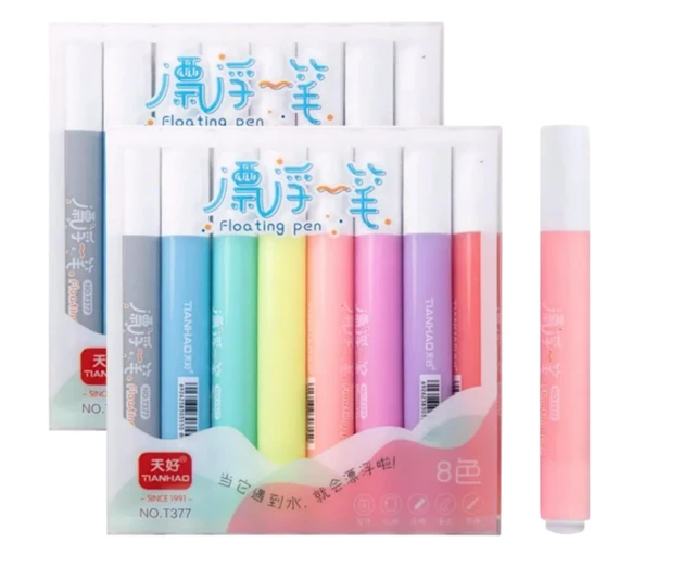 Floating Ink Pen (Pack of 1) | Birthday Return Gift For kids | Water Based Doodle Markers For Drawing Coloring & Fun | Easy To Wipe Dry Erase Whiteboard | Magical Water Painting