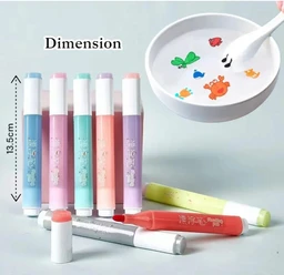 Floating Ink Pen (Pack of 1) | Birthday Return Gift For kids | Water Based Doodle Markers For Drawing Coloring & Fun | Easy To Wipe Dry Erase Whiteboard | Magical Water Painting