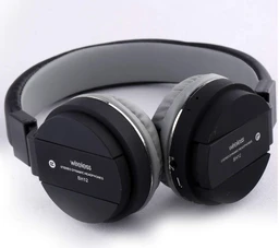 Wireless Bluetooth 4.1 Earphone Headphone with Mic, MP3 Player Sweat Proof Sports Headset, Best for Running and Gym, Stereo Sound Quality with Ergonomic for All Smart Phones (SH 12 Black)