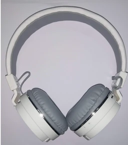 SH-12 Wireless Bluetooth Headphones, Over-Ear Design with Built-in Microphone and a Long Life Superior Sound Quality (White)