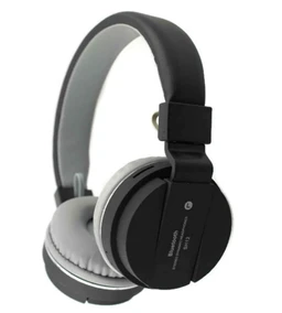 Wireless Bluetooth 4.1 Earphone Headphone with Mic, MP3 Player Sweat Proof Sports Headset, Best for Running and Gym, Stereo Sound Quality with Ergonomic for All Smart Phones (SH 12 Black)