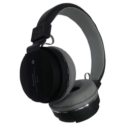Wireless Bluetooth 4.1 Earphone Headphone with Mic, MP3 Player Sweat Proof Sports Headset, Best for Running and Gym, Stereo Sound Quality with Ergonomic for All Smart Phones (SH 12 Black)