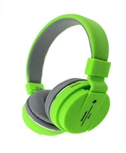 Wireless SH 12 Bluetooth Headphones with Mic Compatible with All Android and Smartphones (Green)