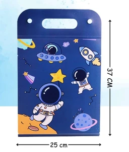 Astronaut Handle File Folder with Button Lock