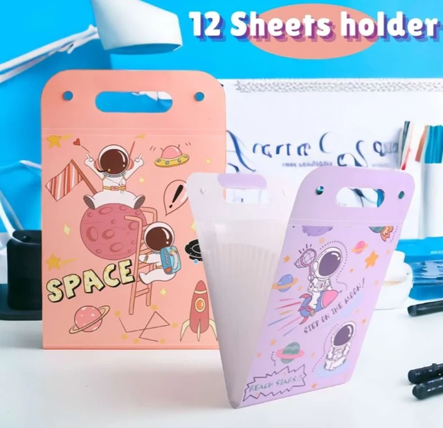 Astronaut Handle File Folder with Button Lock