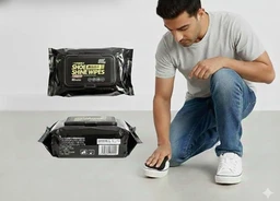 Shoe Wipes Shine & Cleaning, 80 Count Portable Cleaning Wipes for Sneakers and Leather Shoes, Powerful Stain and Dirt Removal Formula